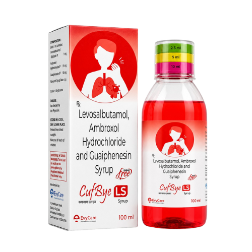 Levosalbutamol Sulphate 1mg + Ambroxol Hydrochloride 30 mg +Guaiphenesin 50 mg