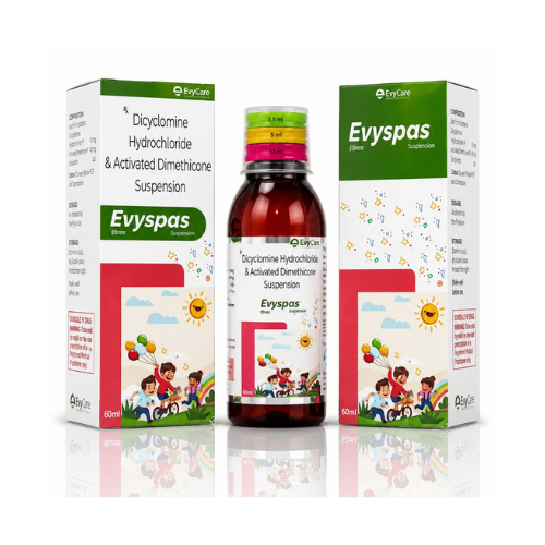 Dicyclomnine HCL 10mg + Activated Dimethicone 40mg
