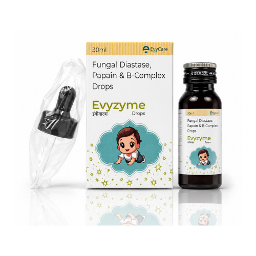 Fungal Diastase 30mg + Papain 20mg + B Complex Drops