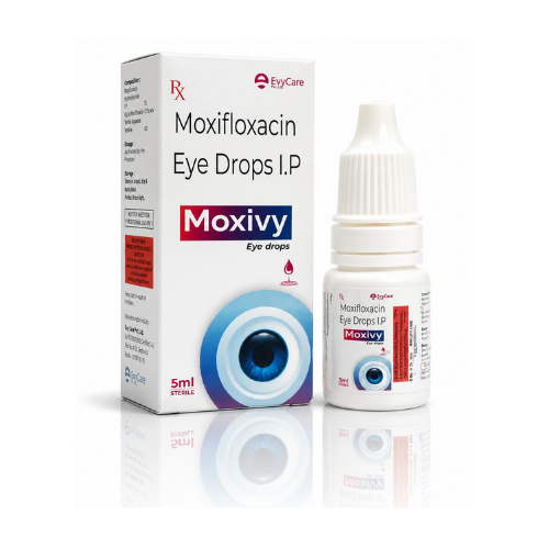 Moxifloxacin 0.5 & w/v +  Benzaikoisum Chloride Solution 0.02 % v/v Eye Drops