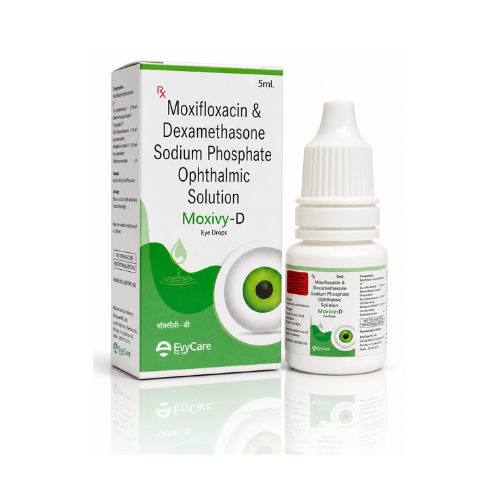 Moxifloxacin 0.5 w/v + Phosphate 0.1% w/v + Benzalkonium Chloride Solution 0.01% v/v