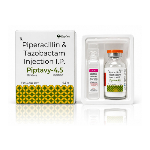 Piperacillin 4000mg + Tazobactam 500mg Injection
