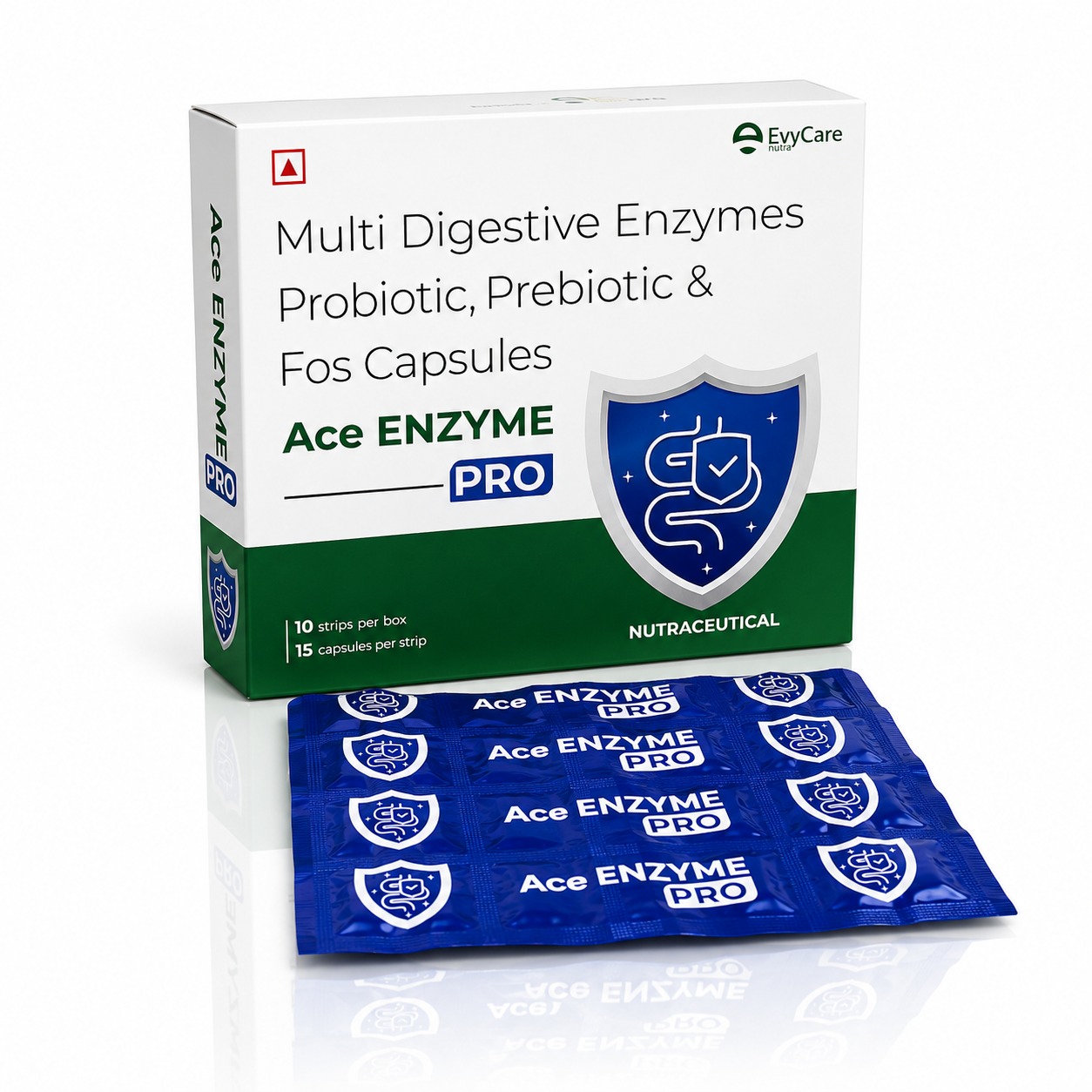 Multi Digestive Enzymes Probiotic, Prebiotic & Fos Capsules