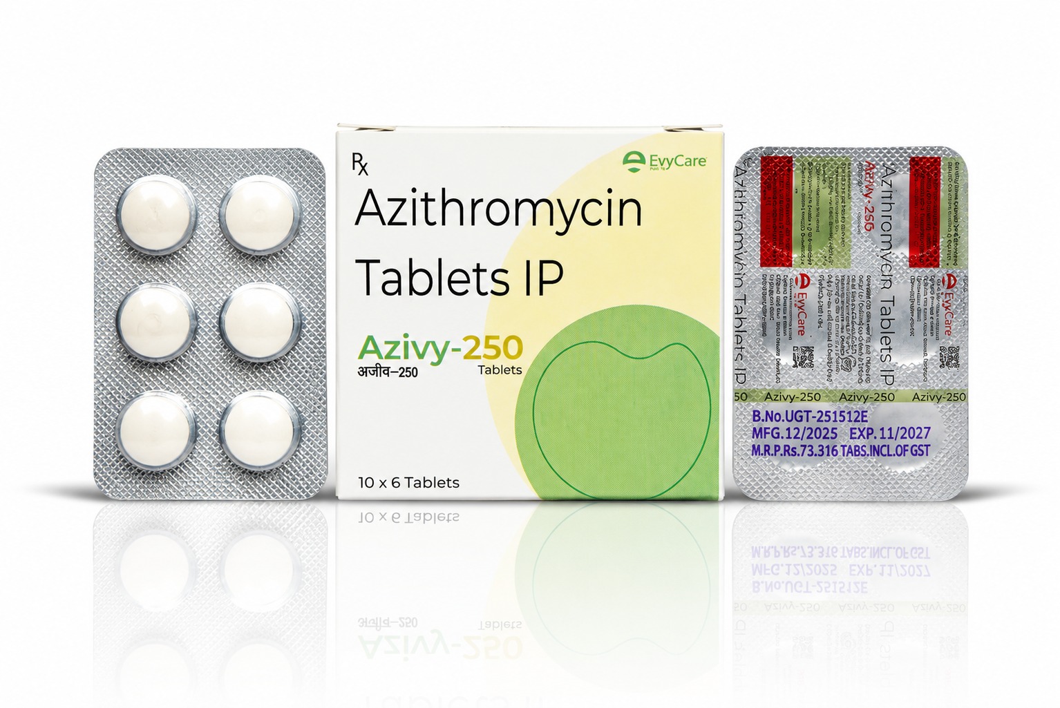 Azithromycin 250 mg Tablets