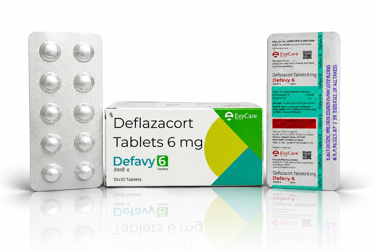 Deflazacort 6mg Tablets