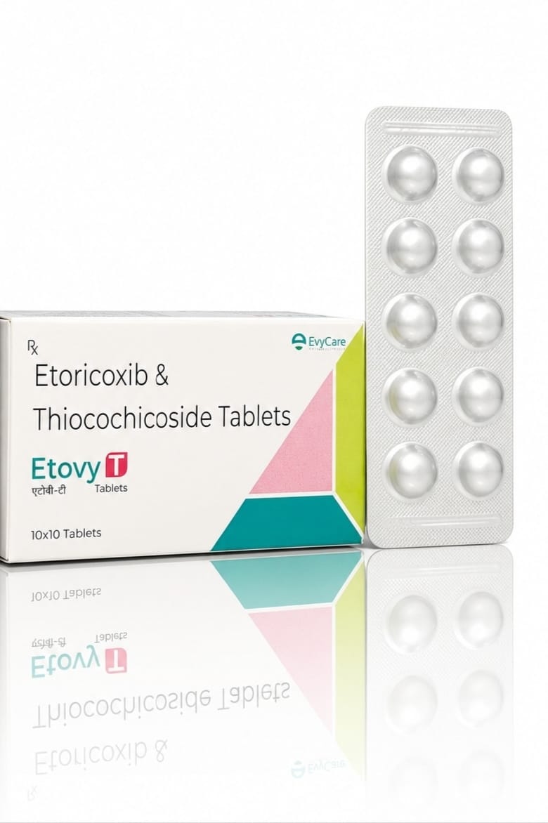 Etoricoxib 60mg + Thicolchicoside 4mg Tablets
