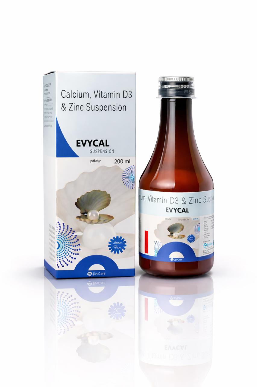 Calcium Carbonate 625mg + Elemental Calcium 250mg + Vitamin D3 400 IU Zinc Sulphate 7.5 mg Suspension