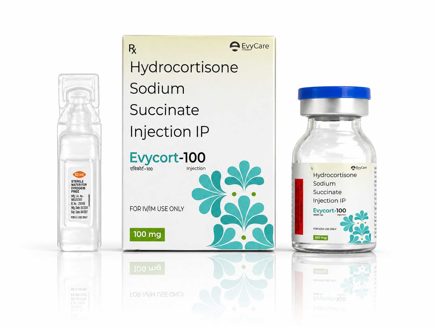 Hydrocortisone Sodium 100mg + Succinate Injection