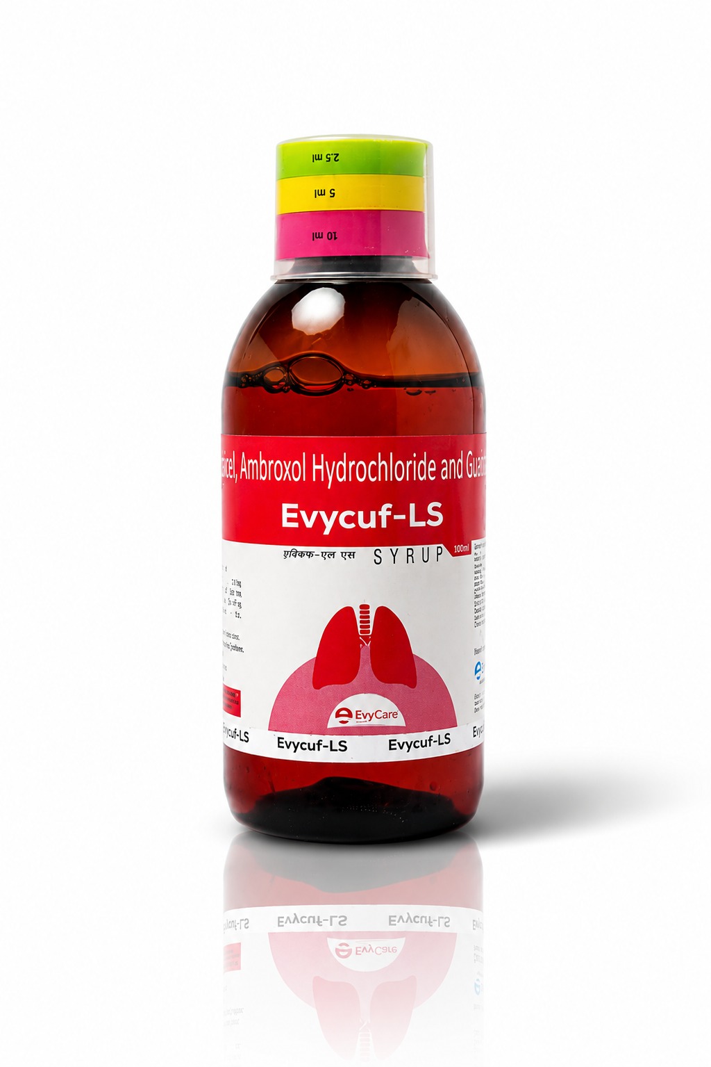 Levosalbutamol 1mg + Ambroxol HCL 30mg + Guaiphenesin 50mg