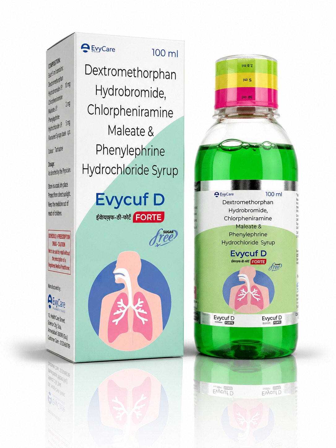 Dextromethorphan Hydrobromide 15mg + Chlorpheniramine Maleate 2mg + Phenylephrine Hydrochloride 5mg