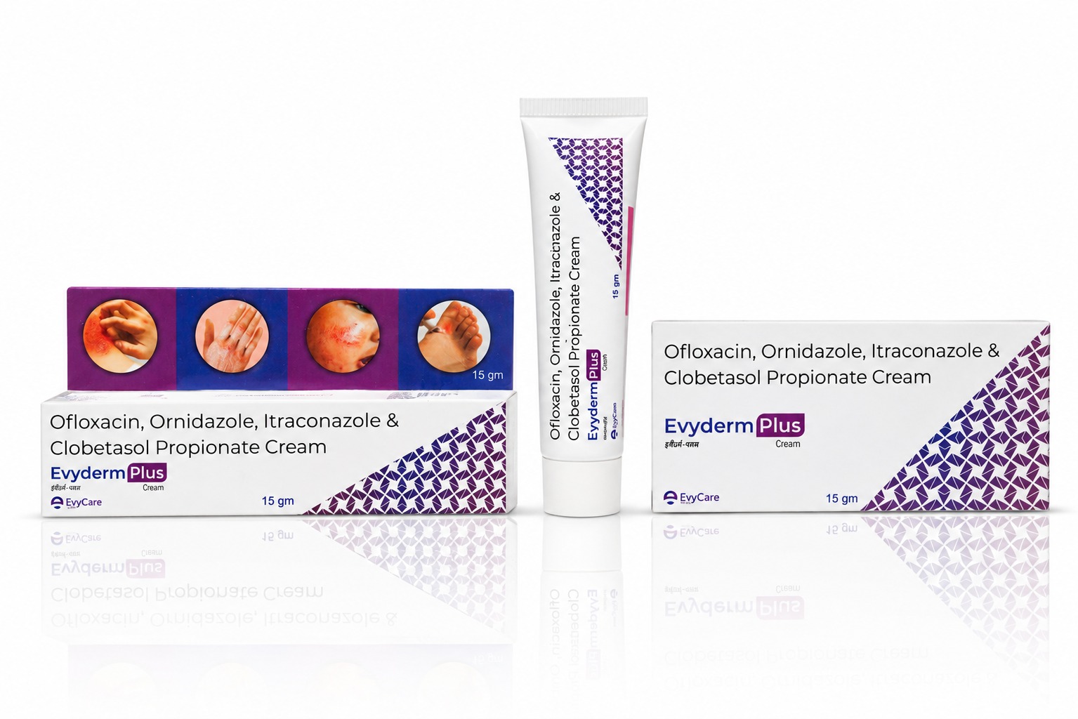 Ofloxacin 0.75% w/w + Ornidazole 2.00% w/w + Itraconazole 1.00% w/w + Clobetasol Propionate 0.05 w/w + Methylparaben 0.20% w/w + Propylparaben 0.02% w/w Cream