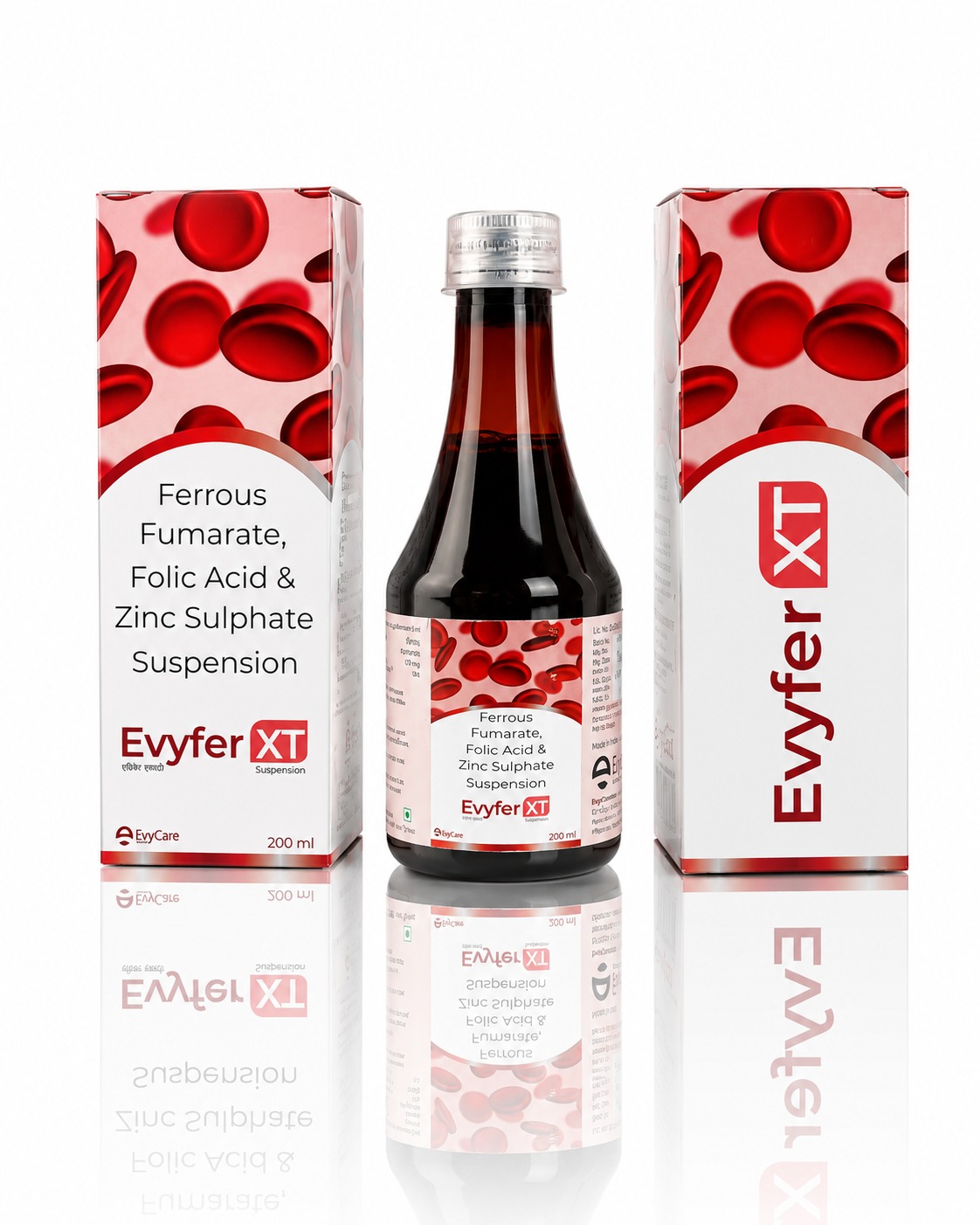 Ferrous Fumerate 25mg + Folic Acid 500mcg + Zinc 7.5mg with Monocarton