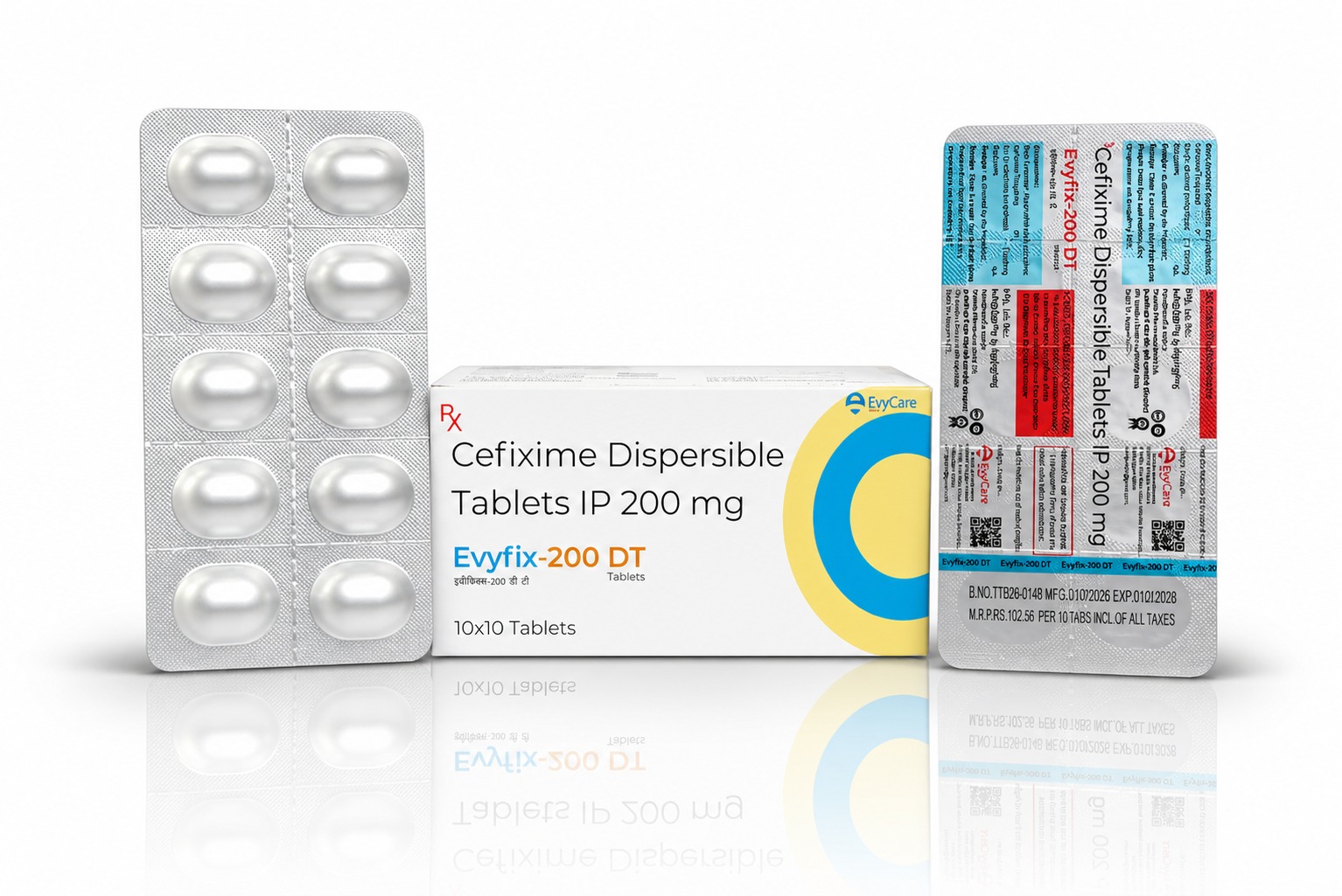 Cefixime Trihydrate 200mg Dispersible Tablets