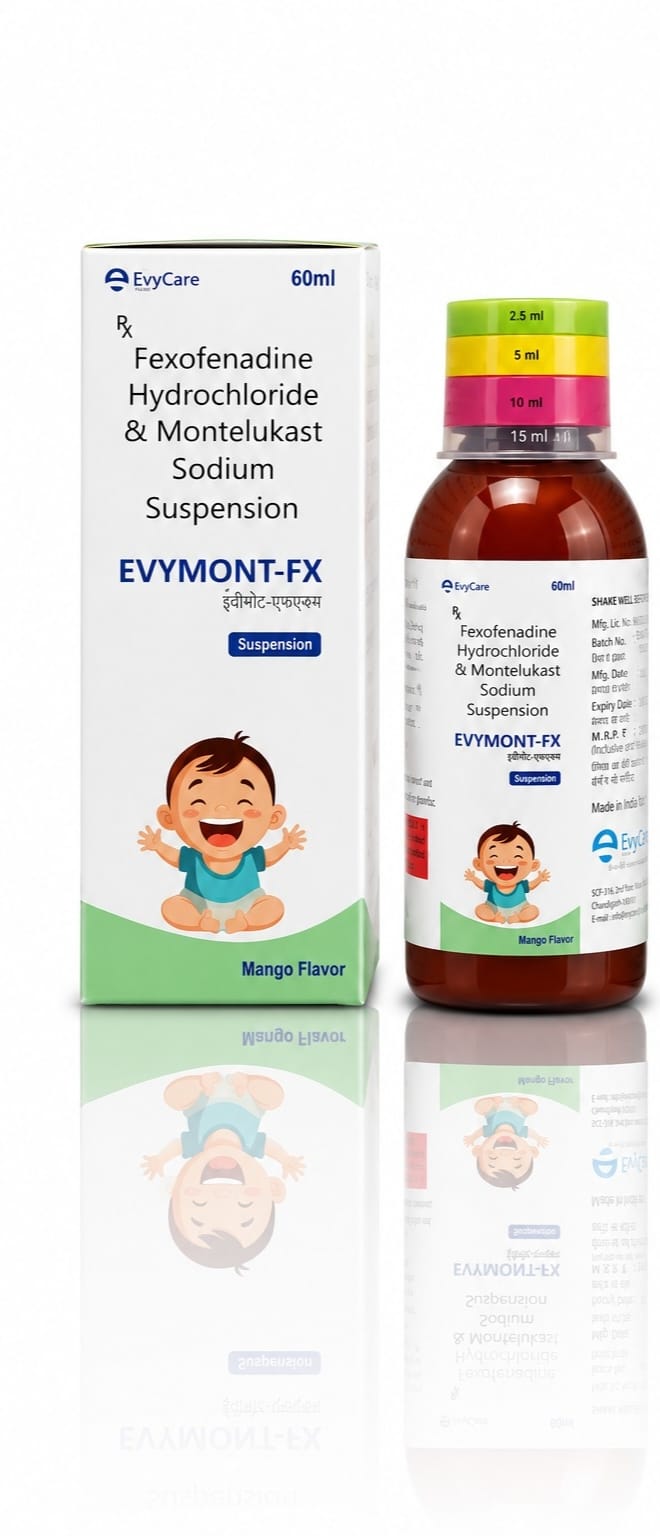 Fexofenadine Hcl 30mg + Montelukast 4mg Syrup