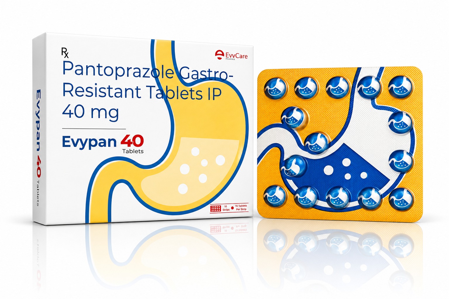 Pantoprazole 40mg Tablets