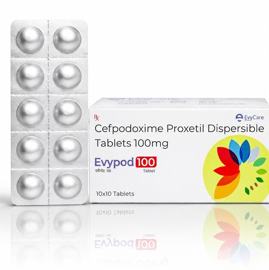 Cefpodoxime Proxetil 100mg Dispersible Tablets