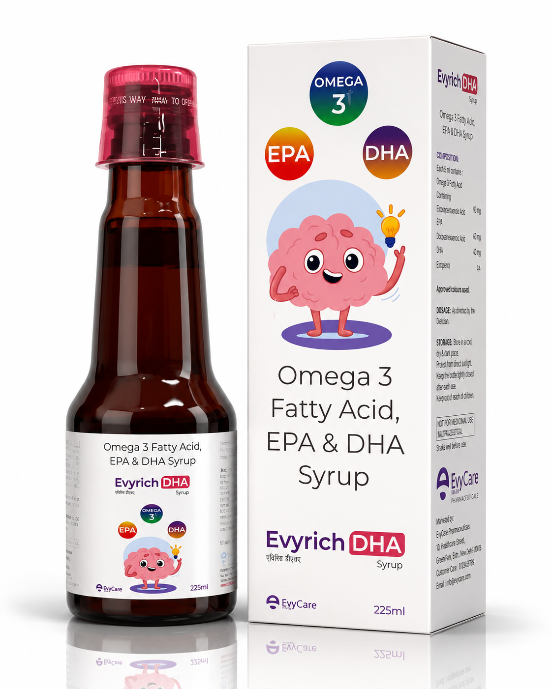 Omega-3 705g + EPA 375mg + DHA 235mg + Other Fatty Acid 95mg